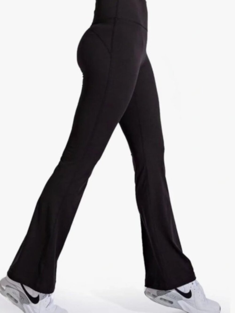 HYPE Black High-Waisted Flare Yoga Pants NWT  Medium Athleisure